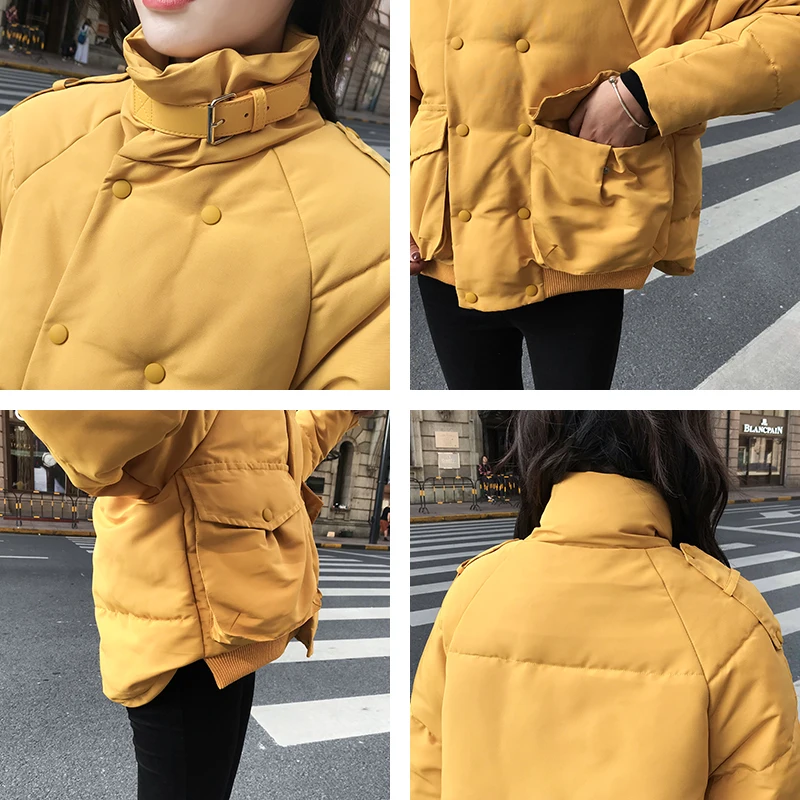 2021 Parkas Female Winter Short Womens Jackets Plus Size Korean Style Stand Solid Thick Loose Coats Ladies Warm Cazadora Mujer
2021 Parkas Female Winter Short Womens Jackets Plus Size Korean Style Stand Solid Thick Loose Coats Ladies Warm Cazadora Mujer