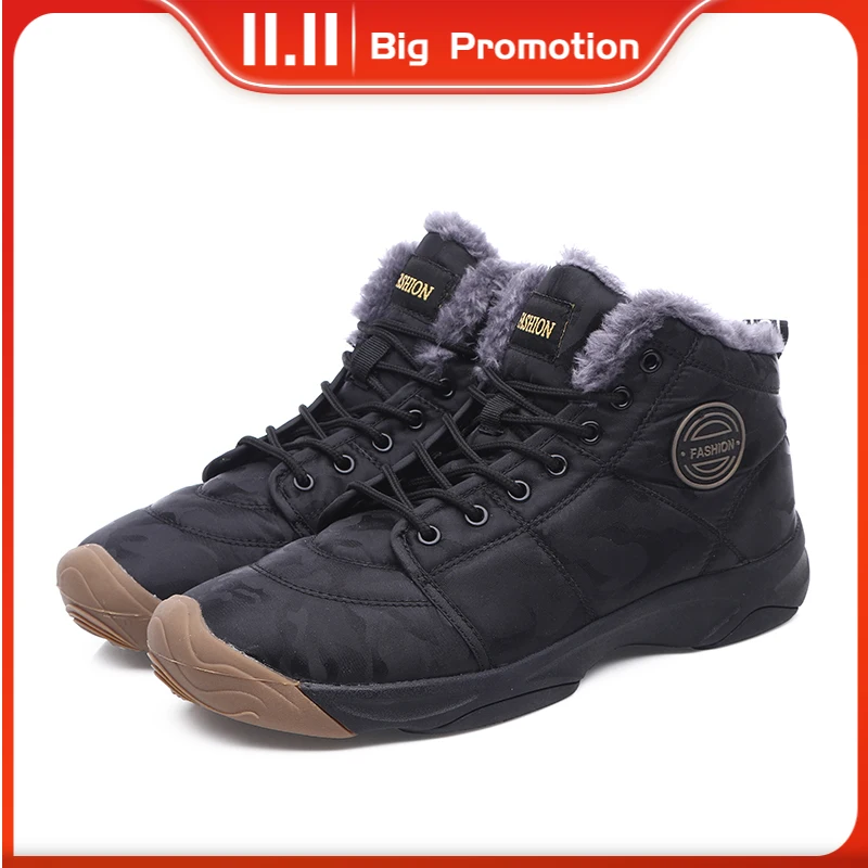 New Winter Warm Boots for Men Women Fashion Plush Snow Boots Outdoor Non Slip Camping Shoes Size 36-46 Zapatos Deportivos
New Winter Warm Boots for Men Women Fashion Plush Snow Boots Outdoor Non Slip Camping Shoes Size 36-46 Zapatos Deportivos