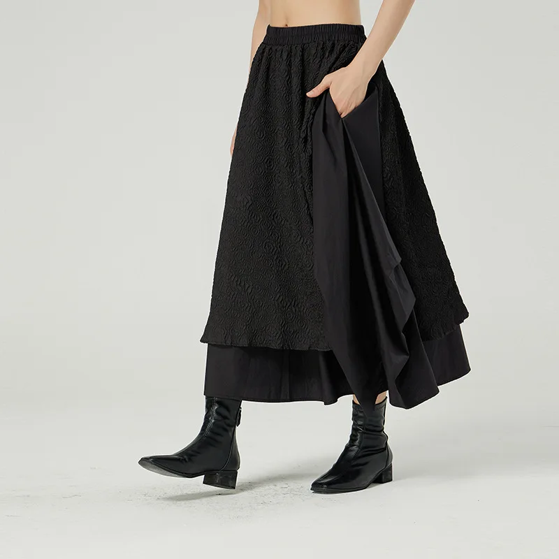 SuperAen 2022 Spring New Retro Original Plus Size Women's Color Matching Layer Pinched Pleated Irregular Solid Casual Skirts
SuperAen 2022 Spring New Retro Original Plus Size Women's Color Matching Layer Pinched Pleated Irregular Solid Casual Skirts