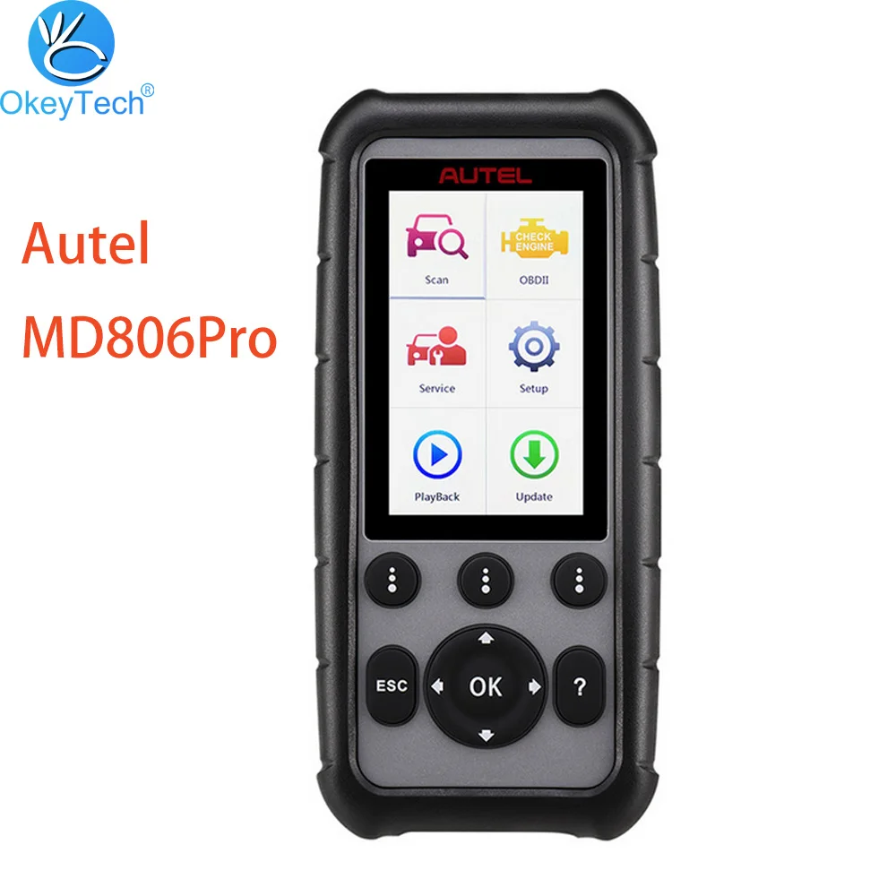 AUTEL MaxiDiag MD806 Pro OBD2 сканер автомобильный диагностический инструмент OBDII считыватель кодов со всеми диагностиками системы 7 специальных функци...
AUTEL MaxiDiag MD806 Pro OBD2 сканер автомобильный диагностический инструмент OBDII считыватель кодов со всеми диагностиками системы 7 специальных функци...