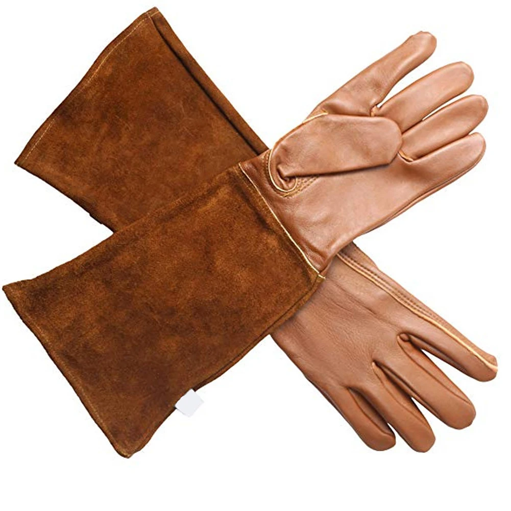1 Pair Rose Pruning Gloves Leather Gardening Welding Gauntlets Thorn Proof Long Forearm Protection Heat Resistant L M
1 Pair Rose Pruning Gloves Leather Gardening Welding Gauntlets Thorn Proof Long Forearm Protection Heat Resistant L M