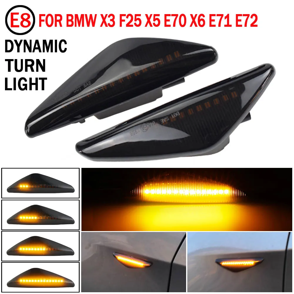 2pcs Amber LED Car Front Side Marker Blinker Lights For BMW X3 F25 X5 E70v X6 E71
2pcs Amber LED Car Front Side Marker Blinker Lights For BMW X3 F25 X5 E70v X6 E71