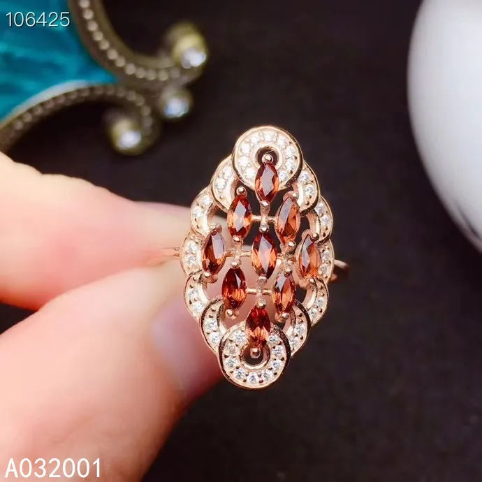 KJJEAXCMY fine jewelry natural garnet 925 sterling silver adjustable gemstone women ring support test popular trendy
KJJEAXCMY fine jewelry natural garnet 925 sterling silver adjustable gemstone women ring support test popular trendy