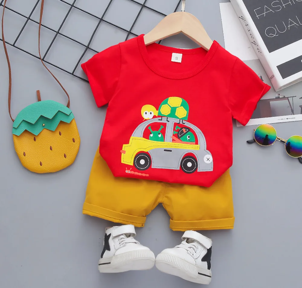 Летняя хлопковая одежда для маленьких мальчиков и девочек, футболка и шорты для мальчиков, спортивные костюмы для малышей, повседневный кос...
Летняя хлопковая одежда для маленьких мальчиков и девочек, футболка и шорты для мальчиков, спортивные костюмы для малышей, повседневный кос...