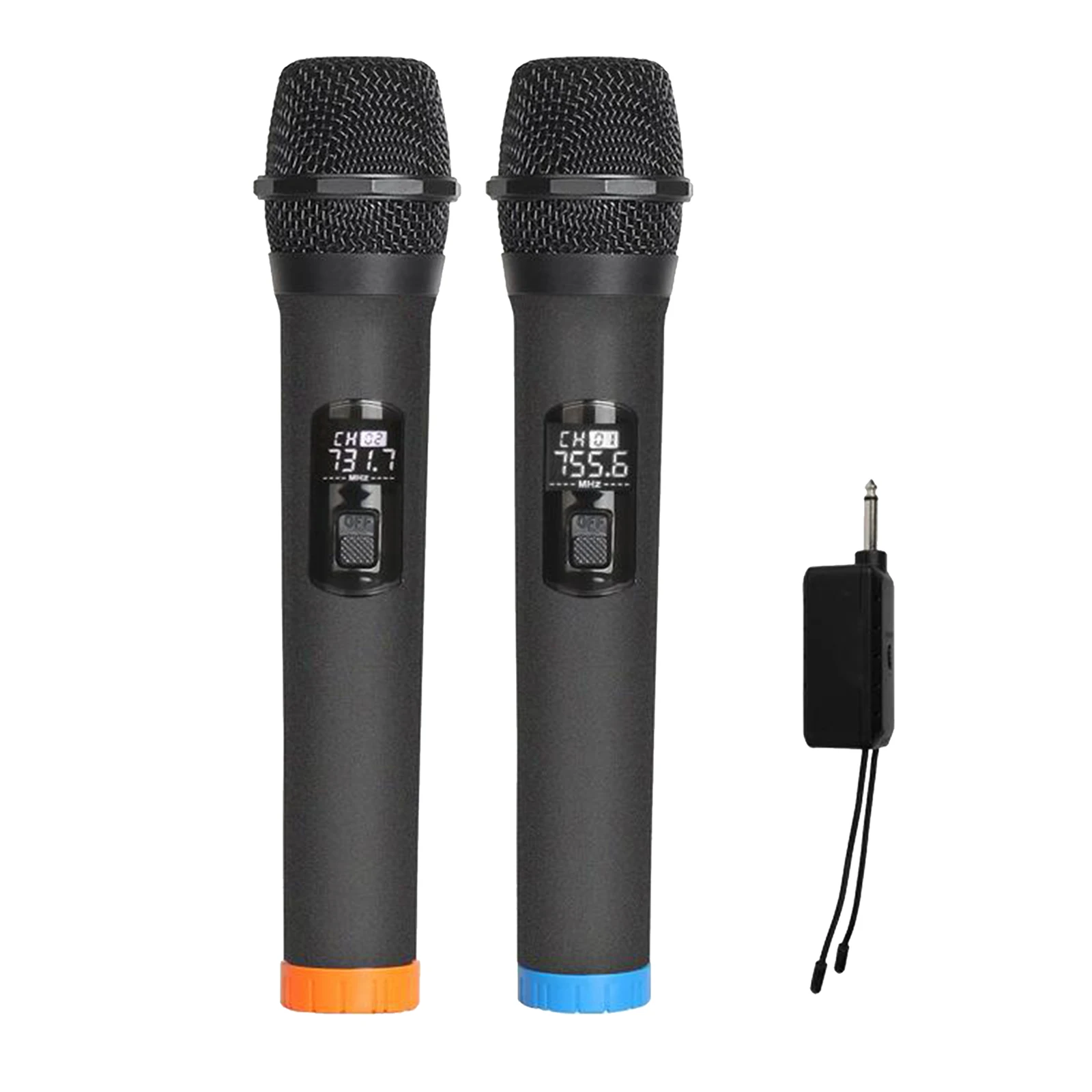 VHF Dual Handheld Wireless Microphone Battery Powered, Party Mic, Dynamic 
VHF Dual Handheld Wireless Microphone Battery Powered, Party Mic, Dynamic