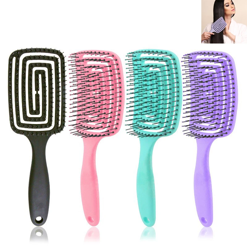 Women Hair Comb Curly Detangling Hair Brush Detangler Hairbrush Female Head Scalp Massage Combs Household Hair Styling Tools
Women Hair Comb Curly Detangling Hair Brush Detangler Hairbrush Female Head Scalp Massage Combs Household Hair Styling Tools