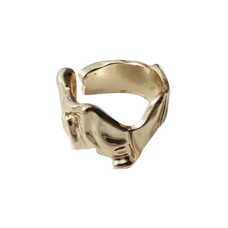 Fashion Women Trendy Exaggerated Ring Punk Simple Style Female Cool Design Finger Creative Gold Silver Color Jewelry Gift Hot
Fashion Women Trendy Exaggerated Ring Punk Simple Style Female Cool Design Finger Creative Gold Silver Color Jewelry Gift Hot
