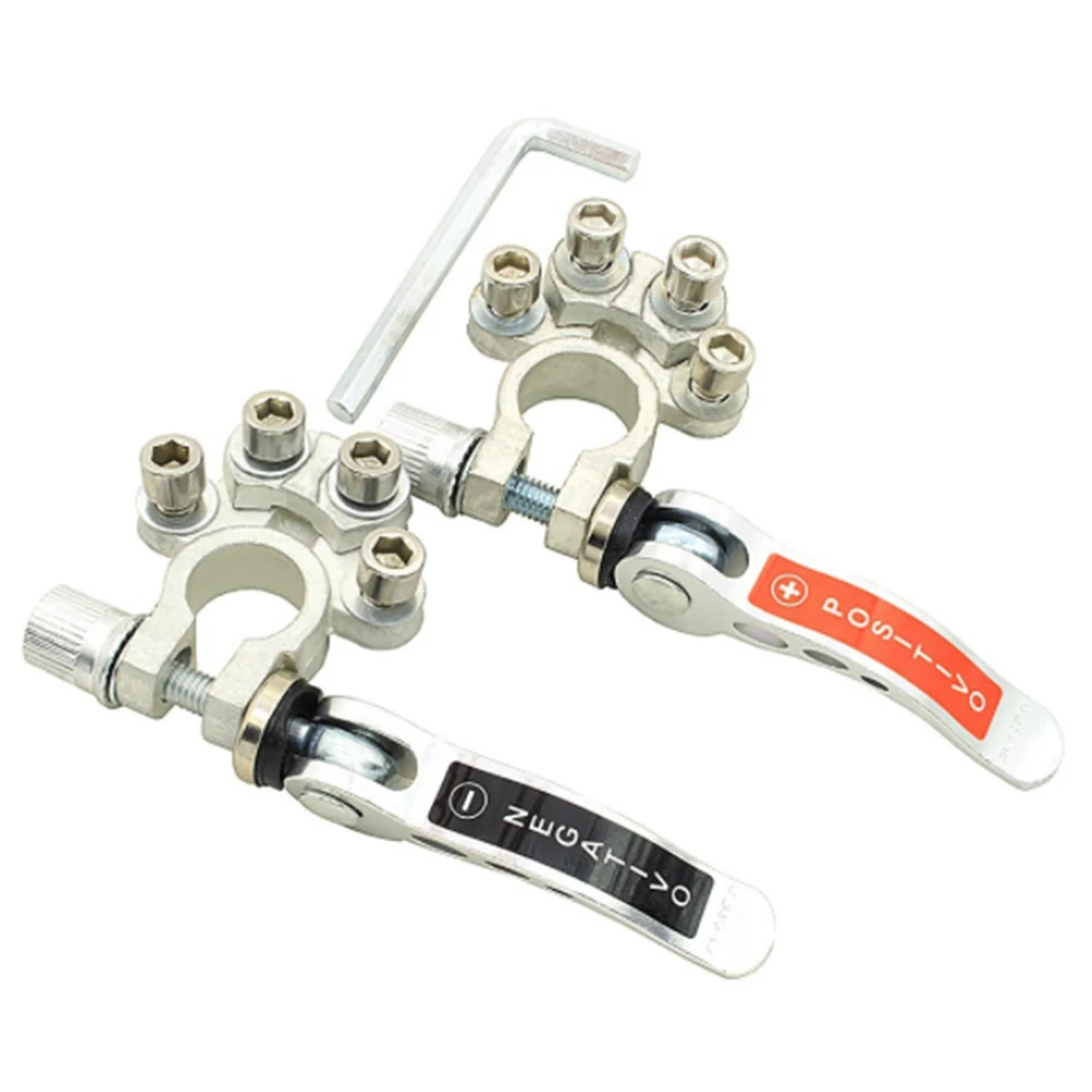 Battery Terminal Clamp Connector Positive and Negative Car Battery Terminal Connector Quick Release Disconnect
Battery Terminal Clamp Connector Positive and Negative Car Battery Terminal Connector Quick Release Disconnect