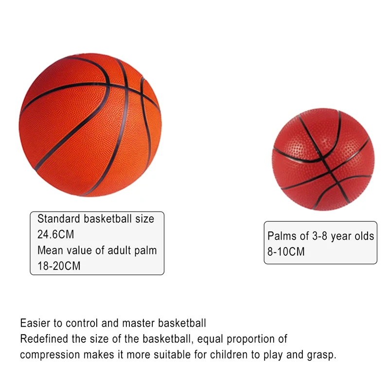 Kids Basketball Playing Set Basket Outdoor Team Sports Basket Goal Indoor Interaction Children Basketball Throwing Game
