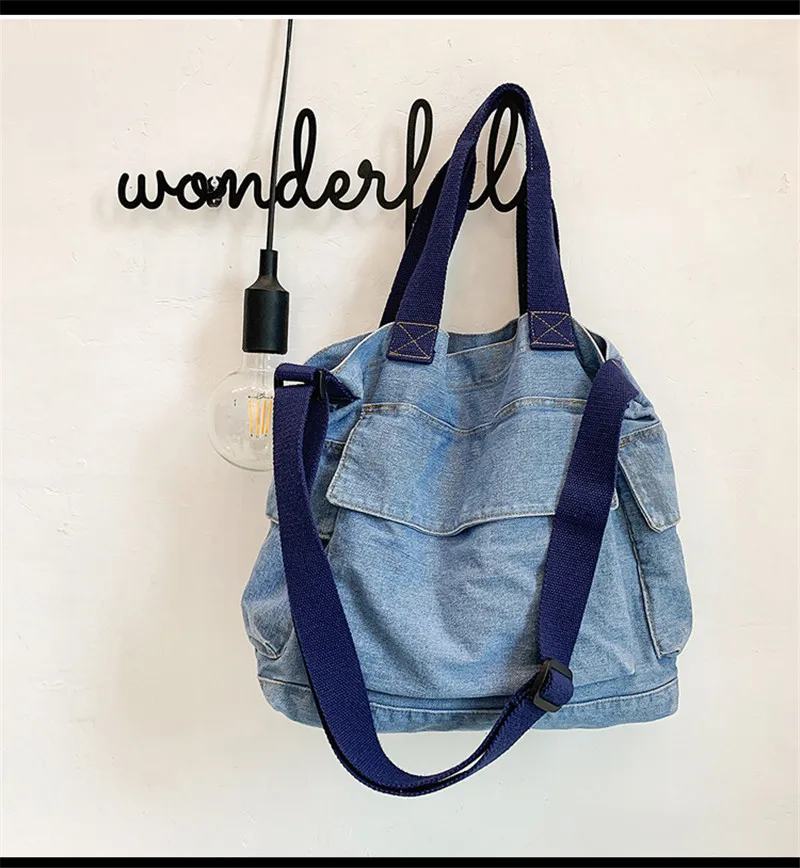 2021 New High Quality Women Shoulder Bags Denim Women Handbags Tote Casual Travel Bags For Girls Drop Shipping
2021 New High Quality Women Shoulder Bags Denim Women Handbags Tote Casual Travel Bags For Girls Drop Shipping