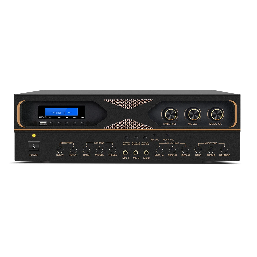 Paulkitson MK-5000 Professional Stereo Sound KTV Home Karaoke Processor Audio Pre-Effects sound System Power Amplifier
Paulkitson MK-5000 Professional Stereo Sound KTV Home Karaoke Processor Audio Pre-Effects sound System Power Amplifier
