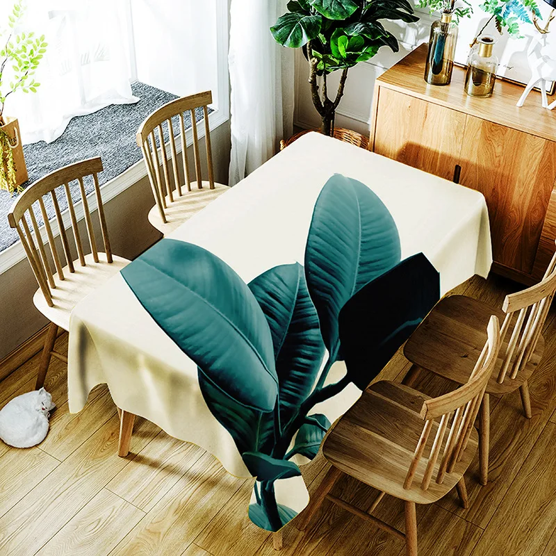 3d View Leaf and Sketches Deer Pattern Tablecloth Digital Printing Polyester Waterproof Table Cloth for Home Table Cover
3d View Leaf and Sketches Deer Pattern Tablecloth Digital Printing Polyester Waterproof Table Cloth for Home Table Cover