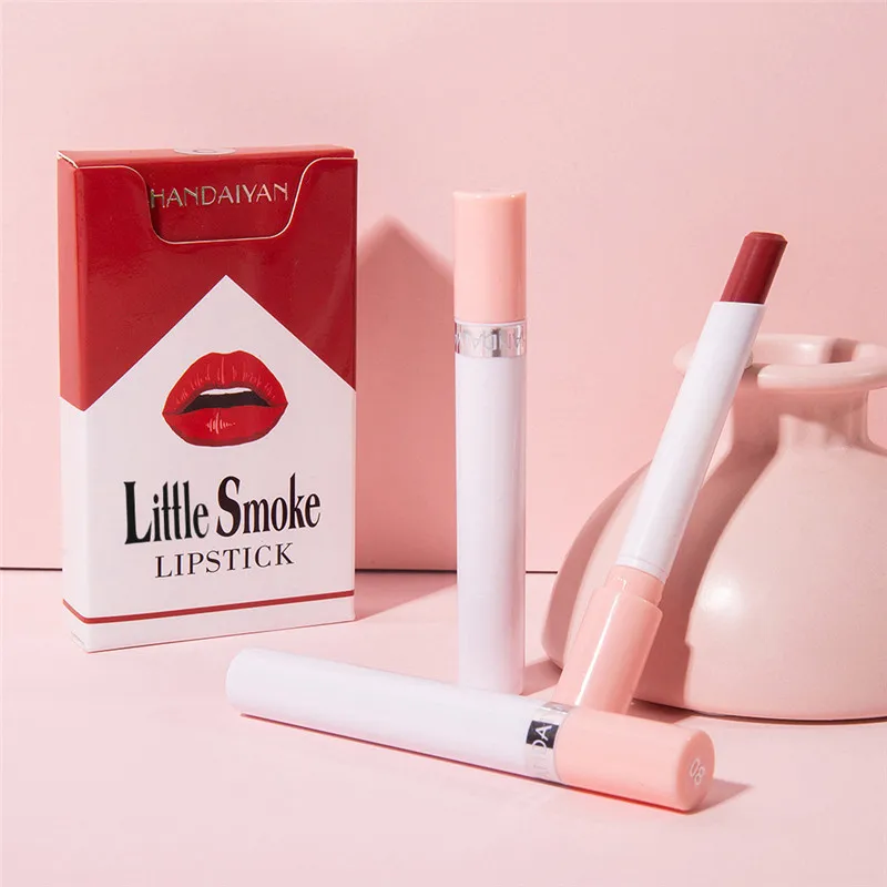 4pcs /Set Creative Cigarette Lipstick 12 Colors Velvet Matte Lasting Waterproof Lipstick Sexy Matte Non-Stick Cup Lip Makeup
4pcs /Set Creative Cigarette Lipstick 12 Colors Velvet Matte Lasting Waterproof Lipstick Sexy Matte Non-Stick Cup Lip Makeup