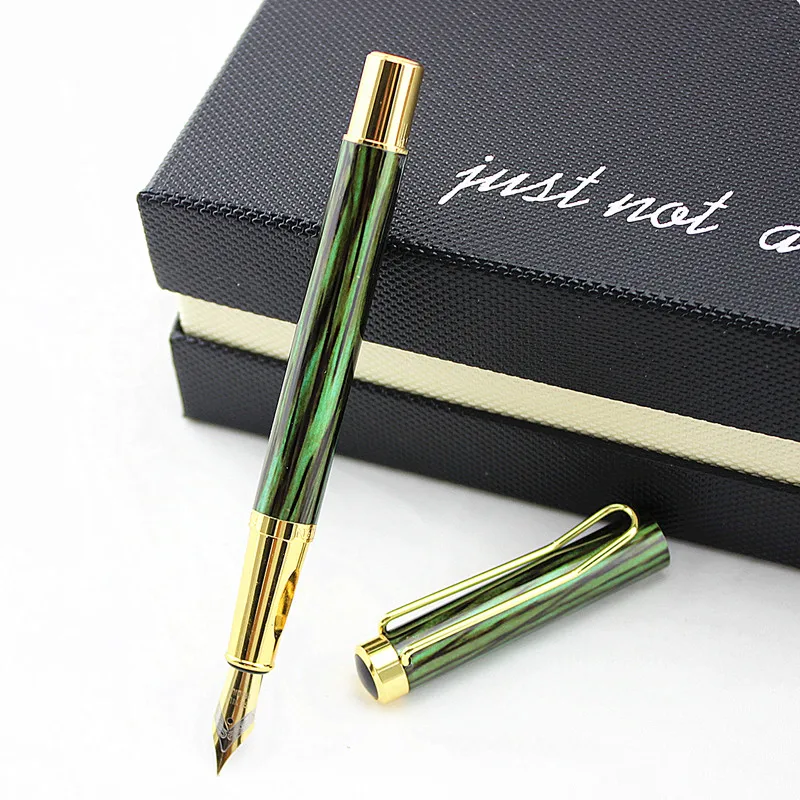 Женская Высококачественная дешевая чернильная ручка с золотым зажимом 0 5