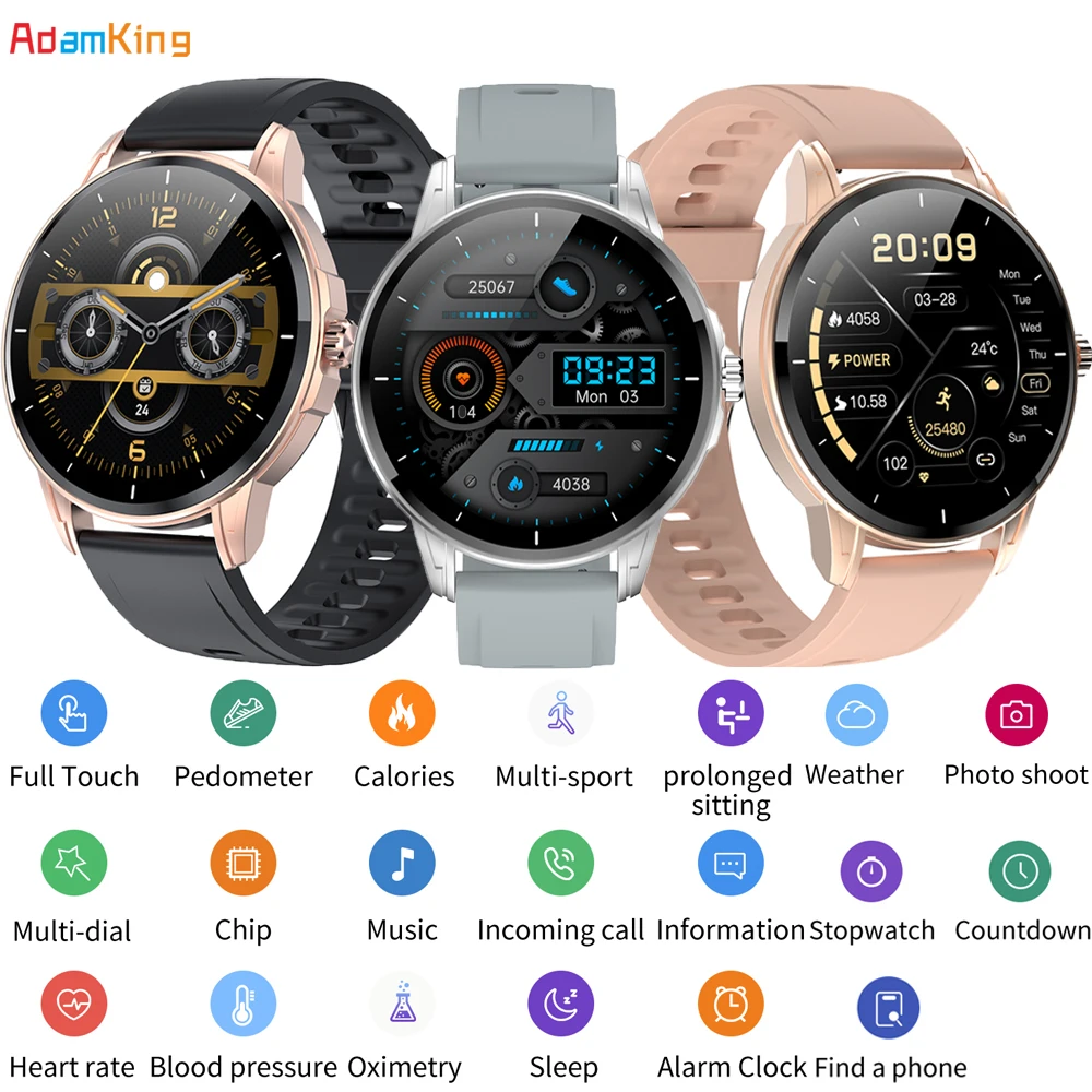 Sports Smart Watch Men Women 1.32 Inch HD 360*360 Full Touch Screen Waterproof DIY Dial Heartrate Blood Pressure For Android IOS 
Sports Smart Watch Men Women 1.32 Inch HD 360*360 Full Touch Screen Waterproof DIY Dial Heartrate Blood Pressure For Android IOS