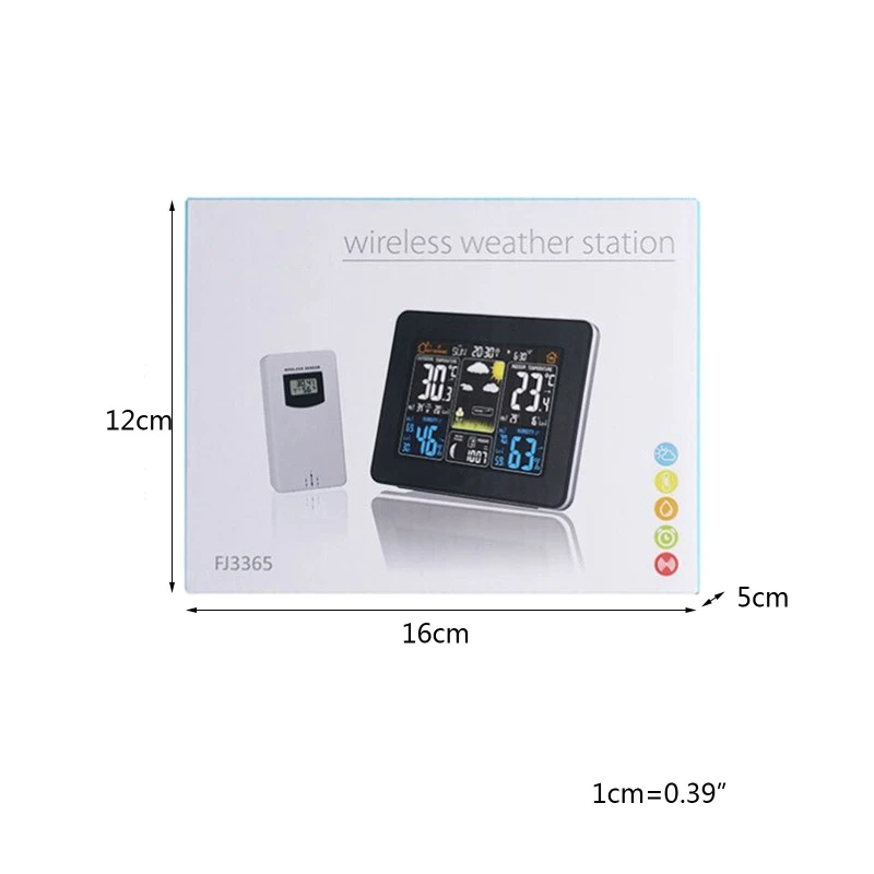 Forecast Weather Station Digital Alarm Clock RF Wireless Indoor Temperature Humidity Meter Barometer
Forecast Weather Station Digital Alarm Clock RF Wireless Indoor Temperature Humidity Meter Barometer
