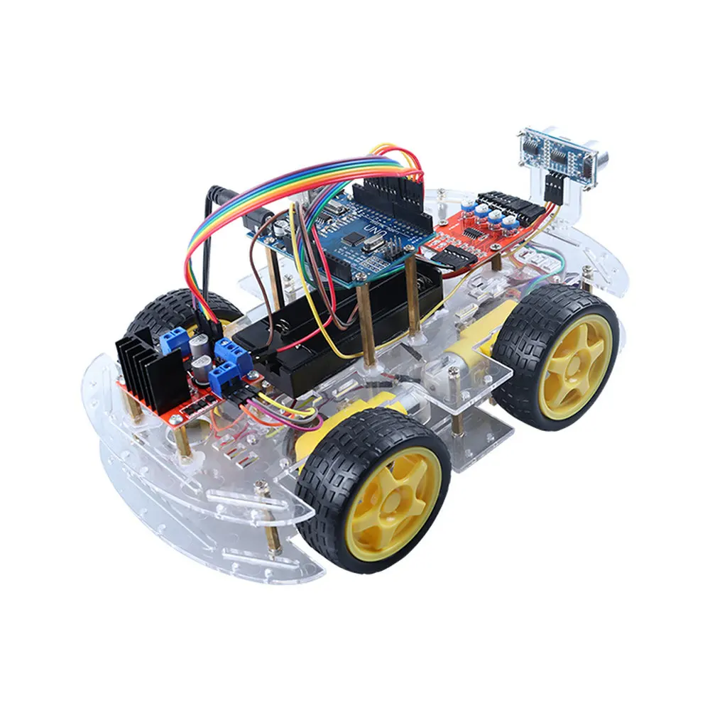 2021 STEM Kits DIY 4WD Smart Robot Car Toy Kit Educational Toys 2021 Gift For Arduino 
2021 STEM Kits DIY 4WD Smart Robot Car Toy Kit Educational Toys 2021 Gift For Arduino