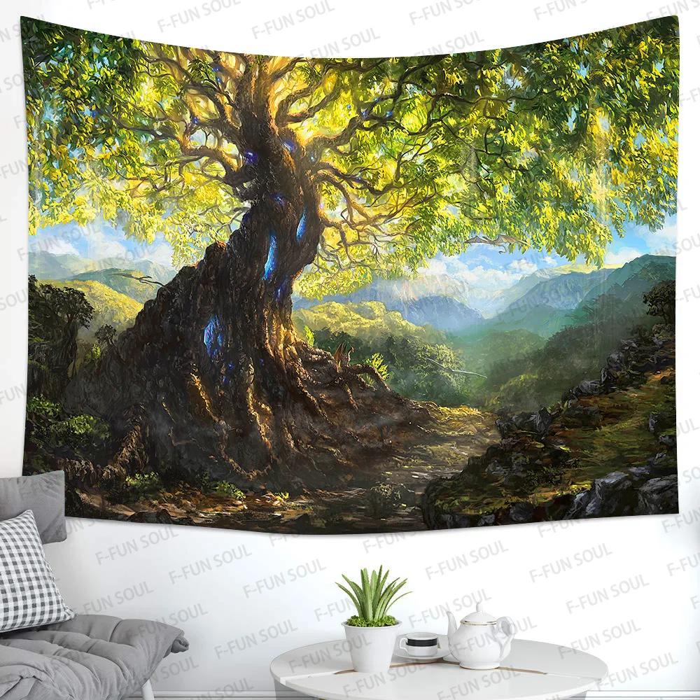Psychedelic Forest Tree Tapestry Tree of Life Art Wall Hanging Tapestries for Living Room Home Dorm Decor
Psychedelic Forest Tree Tapestry Tree of Life Art Wall Hanging Tapestries for Living Room Home Dorm Decor