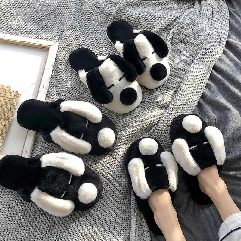 Winter House Fur Slippers Warm Cotton Shoes Cute Lovely Cartoon Dog Indoor Bedroom Women Men Ladies Lovers Couple Furry Slides
Winter House Fur Slippers Warm Cotton Shoes Cute Lovely Cartoon Dog Indoor Bedroom Women Men Ladies Lovers Couple Furry Slides
