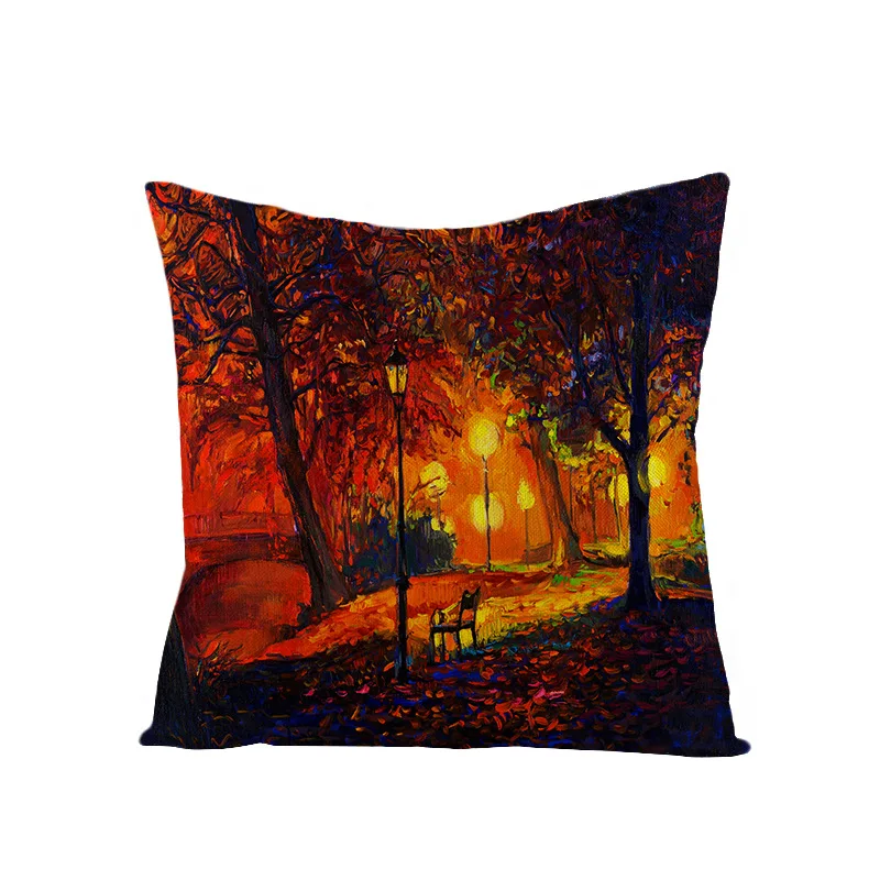 Retro Style Linen Pillow Cover Autumn Maple Leaf Sunflower Sofa Cushion Cushion Cover Home
Retro Style Linen Pillow Cover Autumn Maple Leaf Sunflower Sofa Cushion Cushion Cover Home