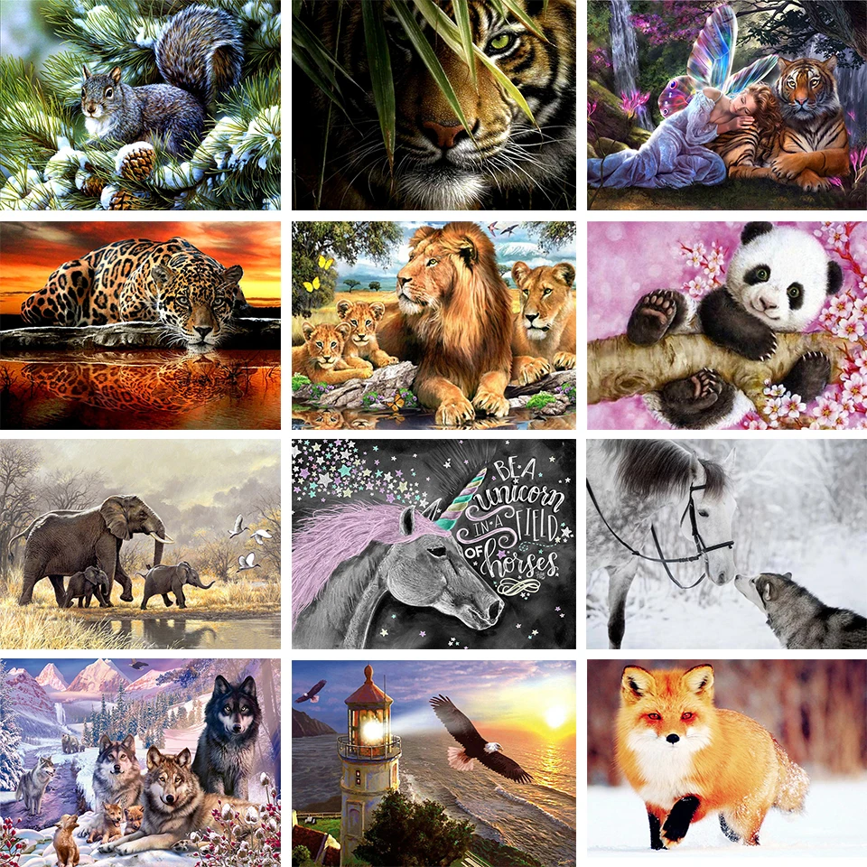 5D DIY Diamond Painting Animal Rhinestone Art Picture Diamond Embroidery Handmade Products Mosaic Mosaic Home Decoration Gifts
5D DIY Diamond Painting Animal Rhinestone Art Picture Diamond Embroidery Handmade Products Mosaic Mosaic Home Decoration Gifts