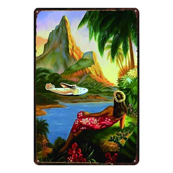 Тропическая красота жестяная вывеска искусство настенное украшение, винтажная алюминиевая Ретро металлическая вывеска, железная живопись...
Тропическая красота жестяная вывеска искусство настенное украшение, винтажная алюминиевая Ретро металлическая вывеска, железная живопись...