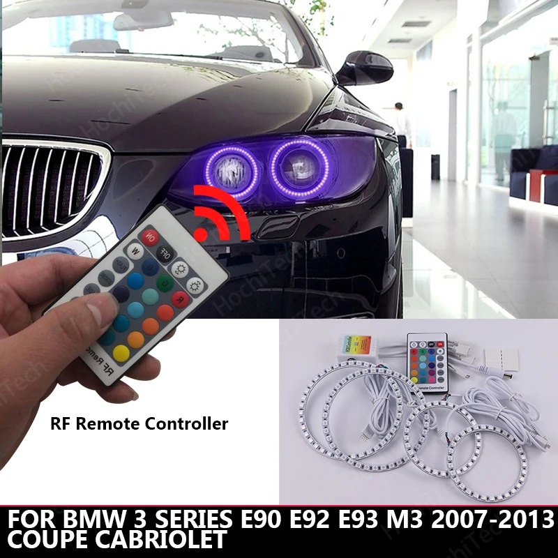 Multi-Color Ultra bright RGB LED Angel Eyes kit with RF remote For BMW 3 Series E90 E92 E93 M3 2007-2013 Coupe cabriolet
Multi-Color Ultra bright RGB LED Angel Eyes kit with RF remote For BMW 3 Series E90 E92 E93 M3 2007-2013 Coupe cabriolet