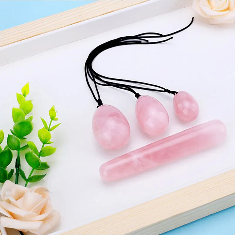 Rose Quartz Yoni Egg Vaginal Massage Stress Balls Women Kegel Exercise Hay Geisha Ball Yoni Wand Set Vaginal Tightening Jade Egg
Rose Quartz Yoni Egg Vaginal Massage Stress Balls Women Kegel Exercise Hay Geisha Ball Yoni Wand Set Vaginal Tightening Jade Egg