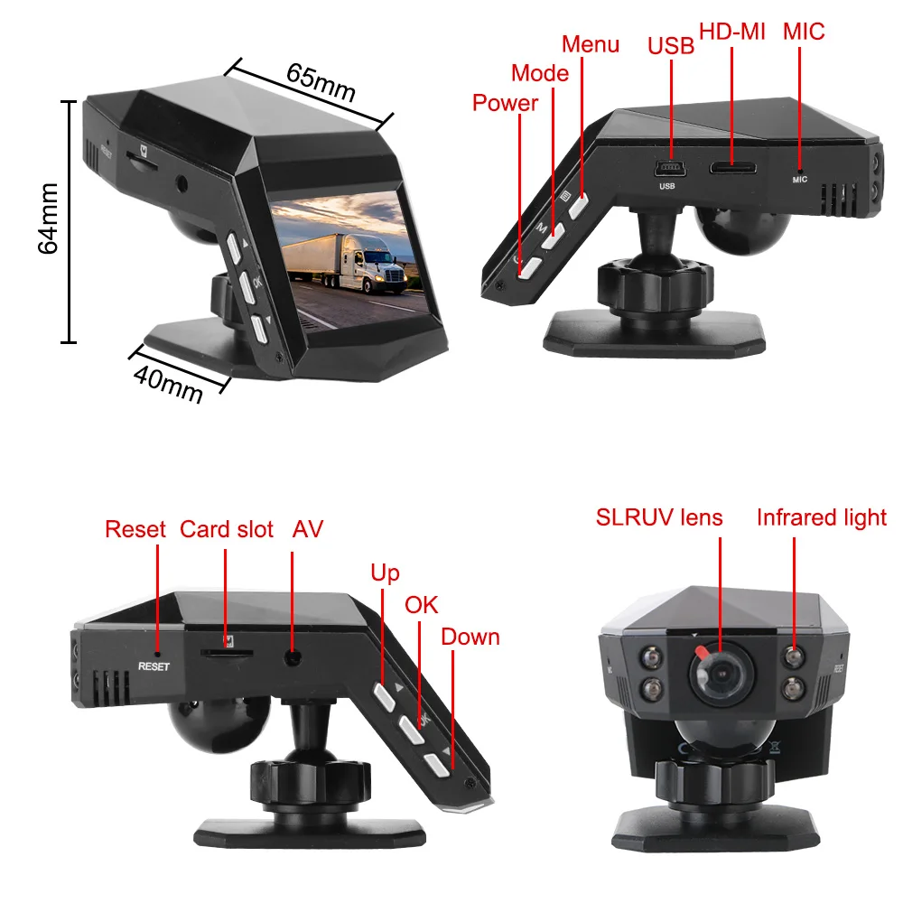LEEPEE Video Recorder Cycle Recording 2 Inch Car DVR Center Console Dual Lens 1080P Auto Accessories Driving Recorder
LEEPEE Video Recorder Cycle Recording 2 Inch Car DVR Center Console Dual Lens 1080P Auto Accessories Driving Recorder