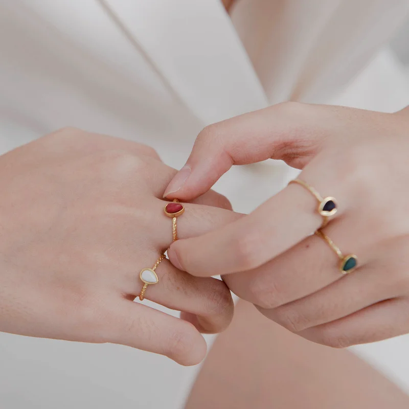 Natural Stone Ring Fashion Simple Opening Titanium Steel Rings Resizable Rings for Women Jewelry bague femme anillo Accessories
Natural Stone Ring Fashion Simple Opening Titanium Steel Rings Resizable Rings for Women Jewelry bague femme anillo Accessories