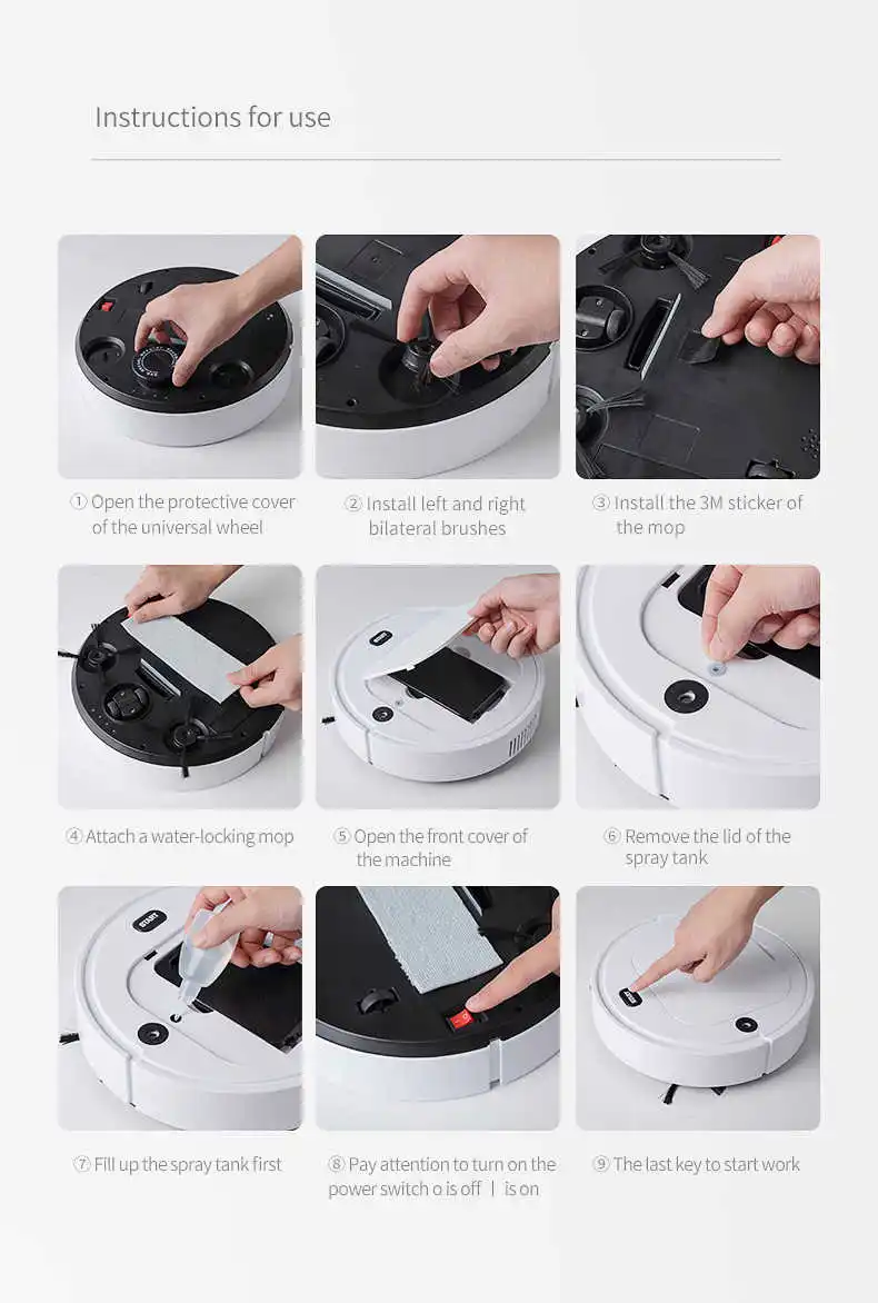 4-In-1 Robot Vacuum Cleaner Auto Rechargeable Sweeping Robot Cleaner Wireless Vacuum Cleaner For Home
4-In-1 Robot Vacuum Cleaner Auto Rechargeable Sweeping Robot Cleaner Wireless Vacuum Cleaner For Home