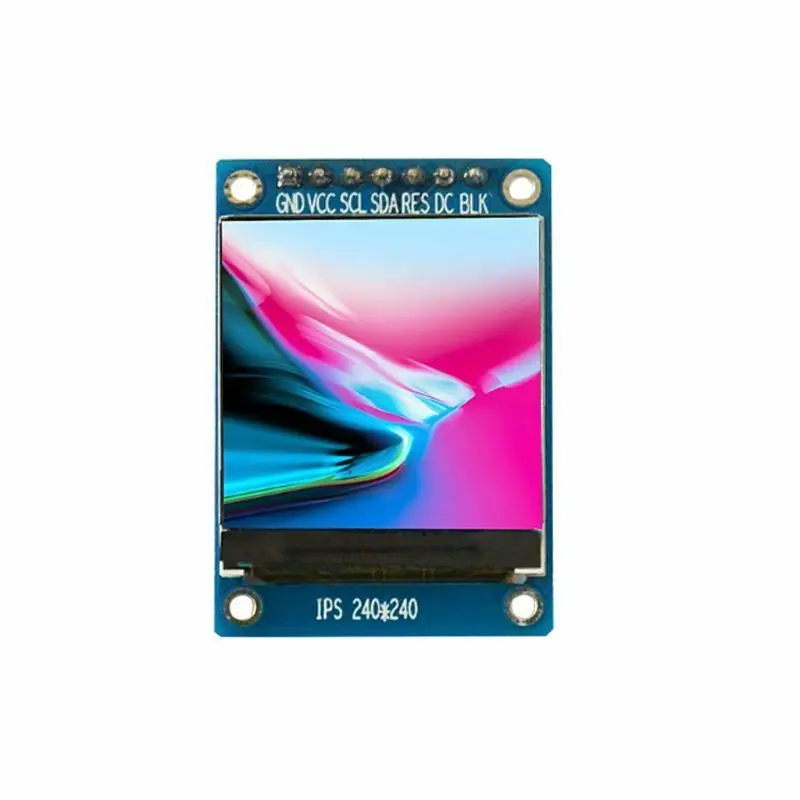 IPS 1.3 Inch 3.3V 12PIN SPI HD Full Color TFT LCD Display Screen ST7789 Drive IC 240x240
IPS 1.3 Inch 3.3V 12PIN SPI HD Full Color TFT LCD Display Screen ST7789 Drive IC 240x240