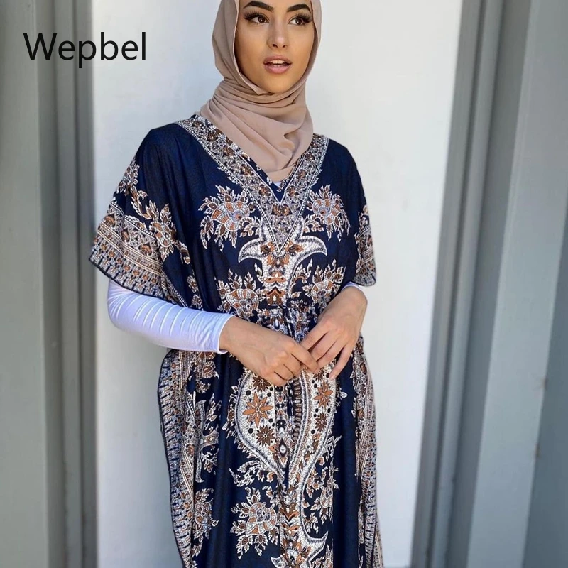 Wepbel Kitelo Muslin Malay Suit Batwing Sleeve Abaya Waist Drawstring Loose Muslim Dress Long Middle East Arab
Wepbel Kitelo Muslin Malay Suit Batwing Sleeve Abaya Waist Drawstring Loose Muslim Dress Long Middle East Arab