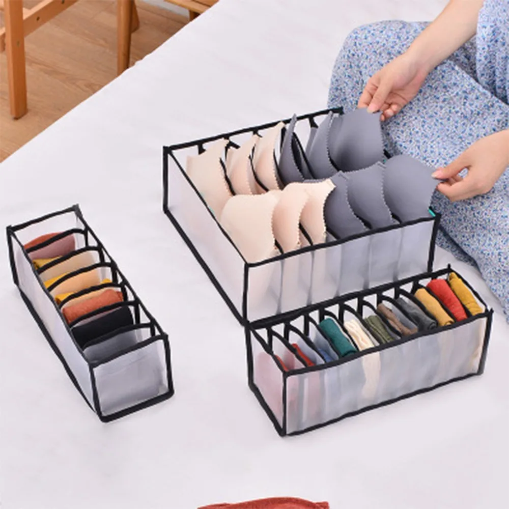 Foldable Underwear Storage Box Drawer Closet Organizer Compartment Dormitory Cabinet Drawer Divider Organizers Socks Storage Box
Foldable Underwear Storage Box Drawer Closet Organizer Compartment Dormitory Cabinet Drawer Divider Organizers Socks Storage Box