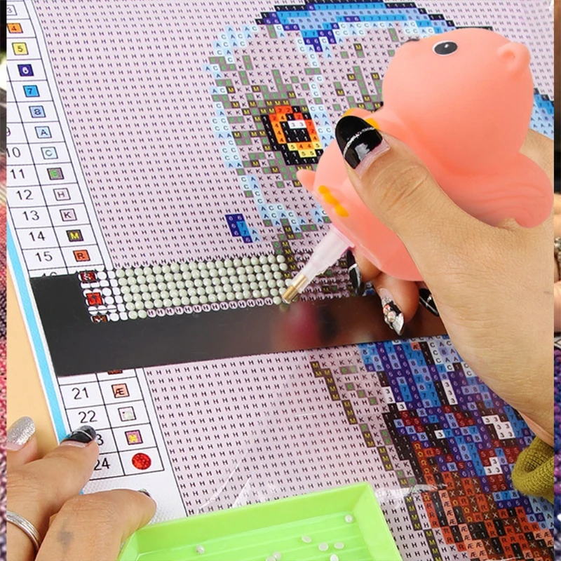 Cute Animal Shape Handmade Crafts Point Drill Pen Multipurpose Painting Kit Embroidery Spray Paint Accessories DIY Diamond 28GF
Cute Animal Shape Handmade Crafts Point Drill Pen Multipurpose Painting Kit Embroidery Spray Paint Accessories DIY Diamond 28GF