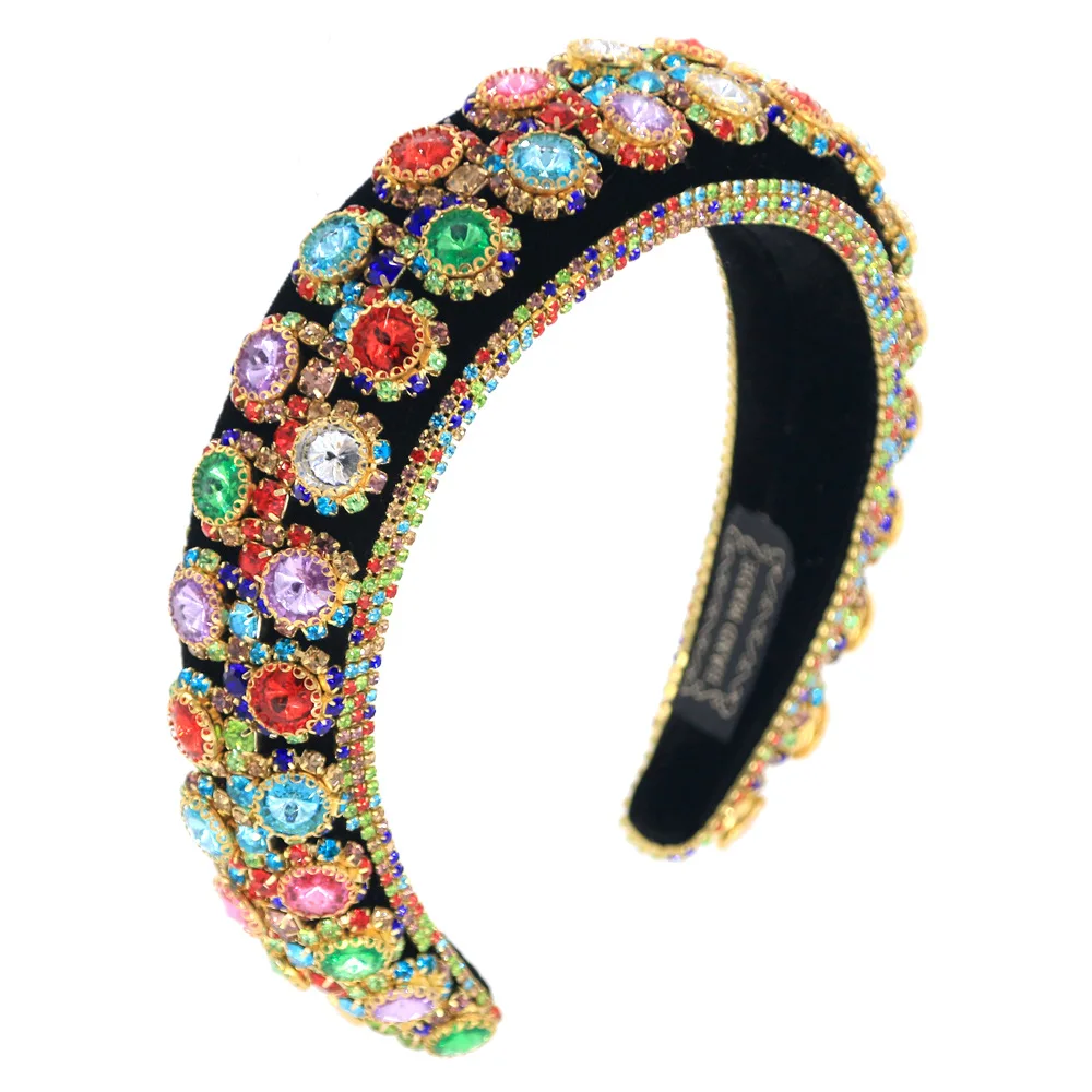 Luxury Handmade Baroque Headbands Wide Full Crystal Rhinestone Hairbands for Women Girls Fashion Hair Jewelry Hair Accessories
Luxury Handmade Baroque Headbands Wide Full Crystal Rhinestone Hairbands for Women Girls Fashion Hair Jewelry Hair Accessories