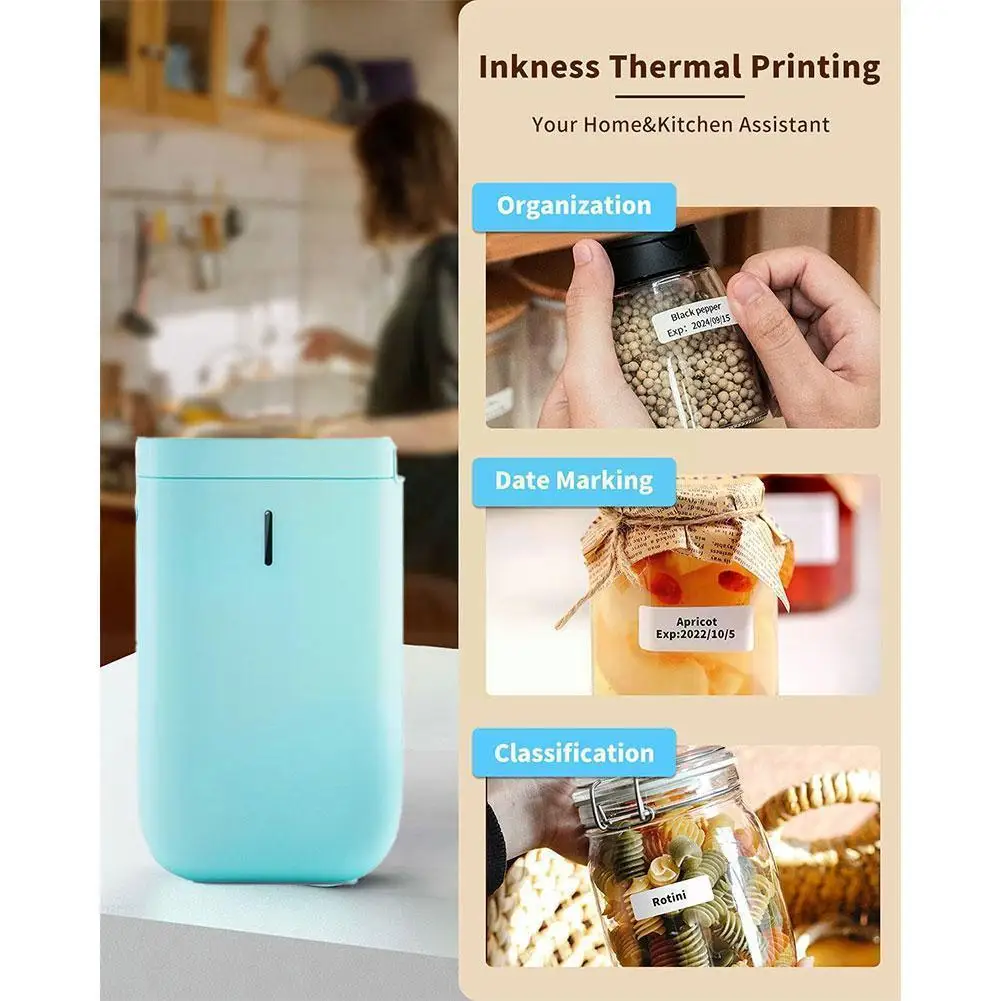 Bluetooth Mini Portable Pocket Sticker Mobile Phone D11 Printer Thermal Printer Label Home Q5F7
Bluetooth Mini Portable Pocket Sticker Mobile Phone D11 Printer Thermal Printer Label Home Q5F7