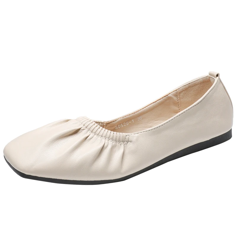 Women Slip on Shoes Square Toe Flat Heel Shallow Woman Comfortable Foldable Leather Ballet Flats for Women
Women Slip on Shoes Square Toe Flat Heel Shallow Woman Comfortable Foldable Leather Ballet Flats for Women