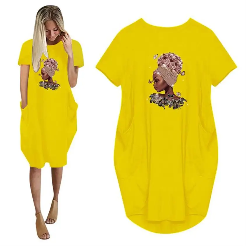 African Woman Short Sleeve Dress Letters Print Short Sleeve Dress Dress Beach Vintage Summer Maxi Boho Vestido De Festa
African Woman Short Sleeve Dress Letters Print Short Sleeve Dress Dress Beach Vintage Summer Maxi Boho Vestido De Festa