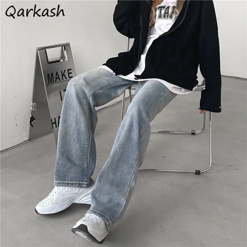Jeans Women Ulzzang Wide Leg Trousers Denim Streetwear Baggy High Waist College Boyfriends Style Vintage Ladies Loose All-match
Jeans Women Ulzzang Wide Leg Trousers Denim Streetwear Baggy High Waist College Boyfriends Style Vintage Ladies Loose All-match