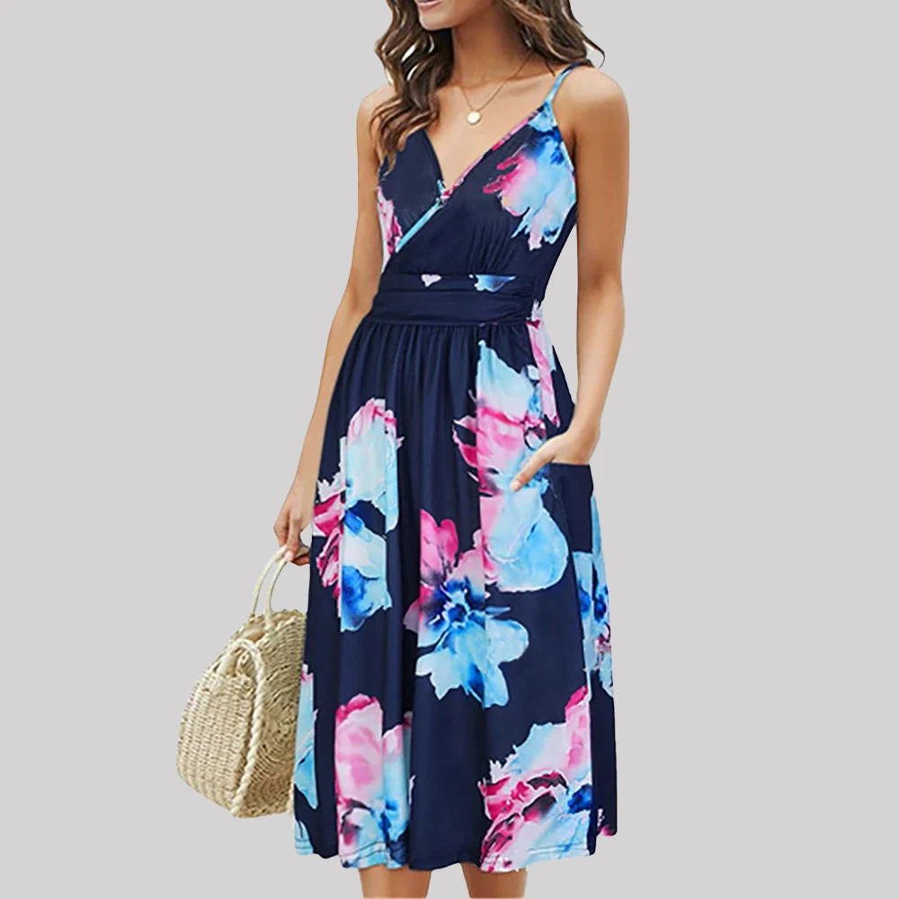Vintage New Floral Print Long Dresses Sexy Sexy V Neck Sling Beach Maxi Dress Women Sleeveless Backless Boho Party Dress D30
Vintage New Floral Print Long Dresses Sexy Sexy V Neck Sling Beach Maxi Dress Women Sleeveless Backless Boho Party Dress D30