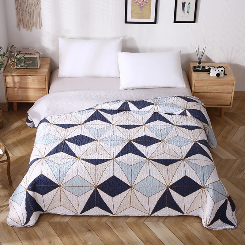 Bedding Geometric Printing Series Cotton Polyester Bedspread Coverlet/Bed Cover Quilt Coverlet Summer Blanket 1PC #sw
Bedding Geometric Printing Series Cotton Polyester Bedspread Coverlet/Bed Cover Quilt Coverlet Summer Blanket 1PC #sw