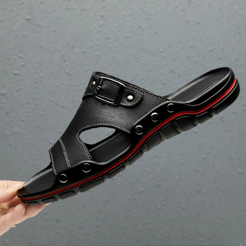 Genuine Leather Mens Summer Beach Slippers Man Casual Outdoor Home Sandals Male Swimming Water Shoes Sport Sneakers Big Size 47
Genuine Leather Mens Summer Beach Slippers Man Casual Outdoor Home Sandals Male Swimming Water Shoes Sport Sneakers Big Size 47