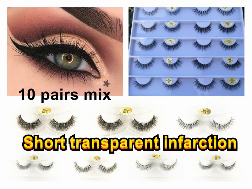 10 Pairs mix 3D Mink Lashes Natural False Eyelashes Dramatic Volume Fake Lashes Makeup Eyelash Extension Silk Handmade Eyelashes
10 Pairs mix 3D Mink Lashes Natural False Eyelashes Dramatic Volume Fake Lashes Makeup Eyelash Extension Silk Handmade Eyelashes