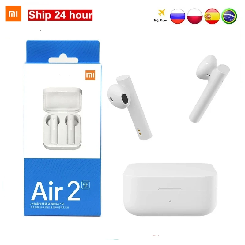 Original Xiaomi Air 2 Se TWS AirDots 2SE Wireless Bluetooth Headset Air Pro2 SE Bass Earbuds 20 Hours Battery Touch Control
Original Xiaomi Air 2 Se TWS AirDots 2SE Wireless Bluetooth Headset Air Pro2 SE Bass Earbuds 20 Hours Battery Touch Control