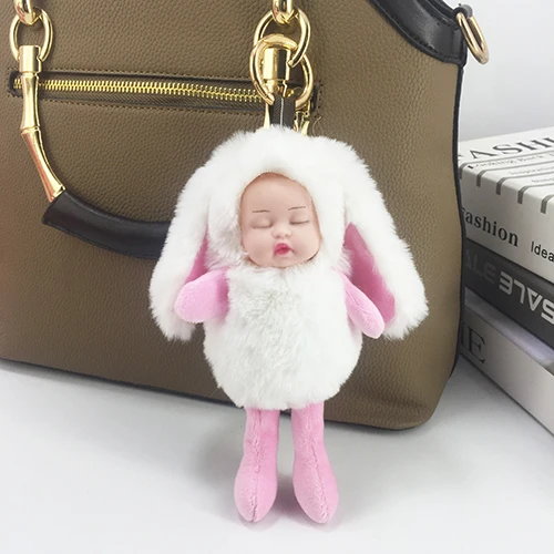 New cute long ears sleeping adorable baby plush doll key chain pendant lady bag car pendant toys holiday gifts.
New cute long ears sleeping adorable baby plush doll key chain pendant lady bag car pendant toys holiday gifts.