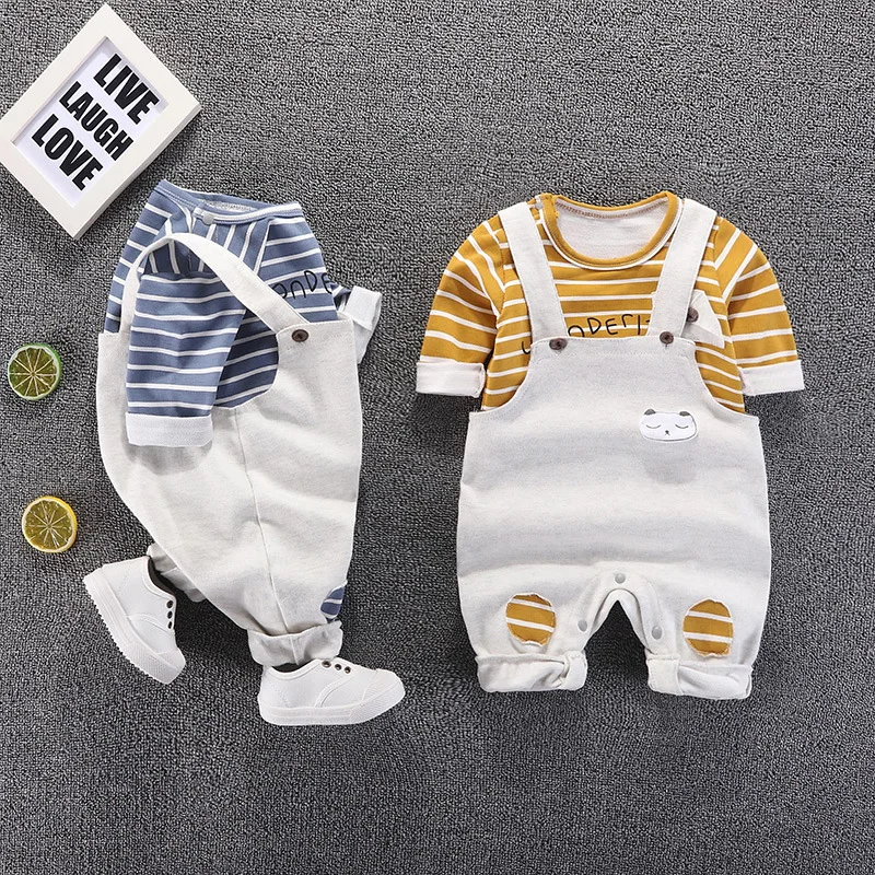 Baby Autumn Two-piece Suits Boy's Overalls Handsome Two-piece Suits Baby Clothes For 1-3 Years Old Baby Girls Clothes
Baby Autumn Two-piece Suits Boy's Overalls Handsome Two-piece Suits Baby Clothes For 1-3 Years Old Baby Girls Clothes
