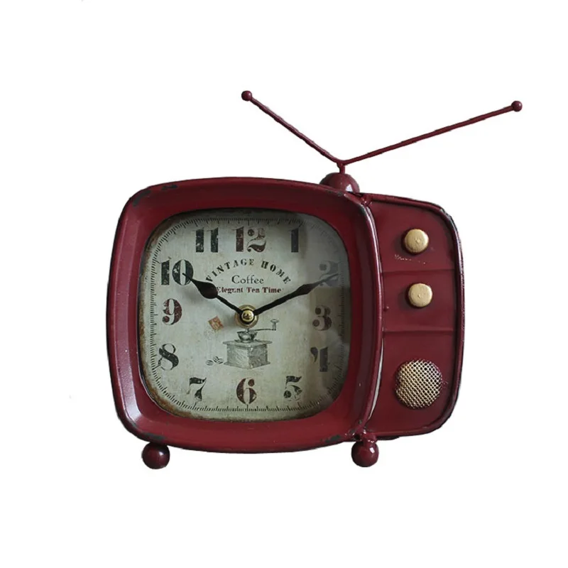 Vintage Iron Art Tv Desk Clock Decoration Creative Home Living Room Old American Country Clock Home Alarm Clock Decoration
Vintage Iron Art Tv Desk Clock Decoration Creative Home Living Room Old American Country Clock Home Alarm Clock Decoration