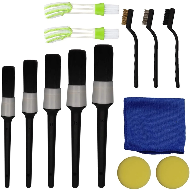 Auto Detailing Brush for Cleaning Wheels Detail Brush Cleaning Sponges Cleaning Towel for Cleaning Car Interior Exterior
Auto Detailing Brush for Cleaning Wheels Detail Brush Cleaning Sponges Cleaning Towel for Cleaning Car Interior Exterior