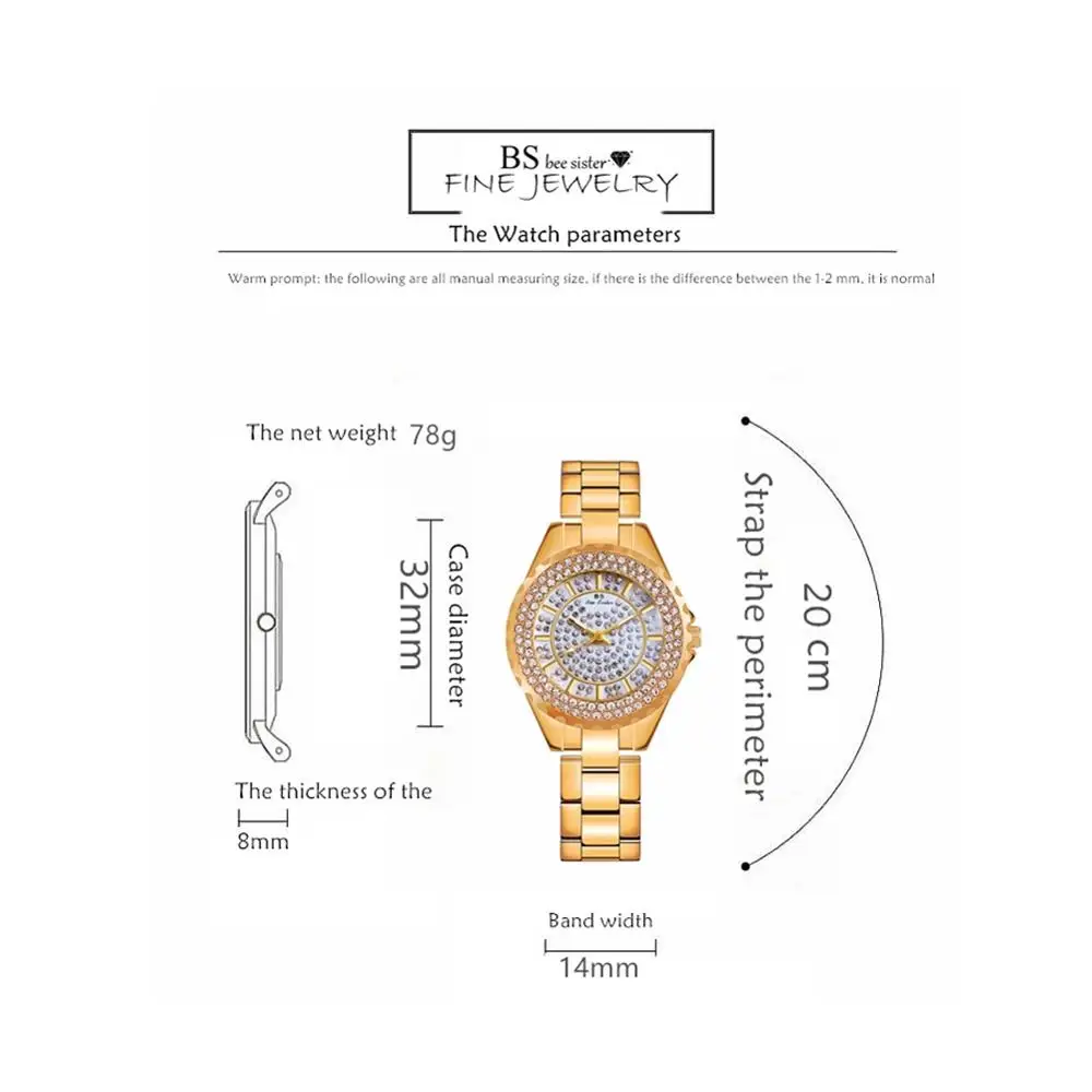 Women Watches Gold Luxury Brand Diamond Quartz Ladies Top Wrist Watches Clock Female Relogio Feminino Nice Brand Watch Famous
Women Watches Gold Luxury Brand Diamond Quartz Ladies Top Wrist Watches Clock Female Relogio Feminino Nice Brand Watch Famous